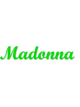 Sanders Favoriete Artiesten - Madonna