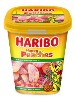 Sanders Snoep - Peaches Cup 190 Gram 12 Stuks - Haribo