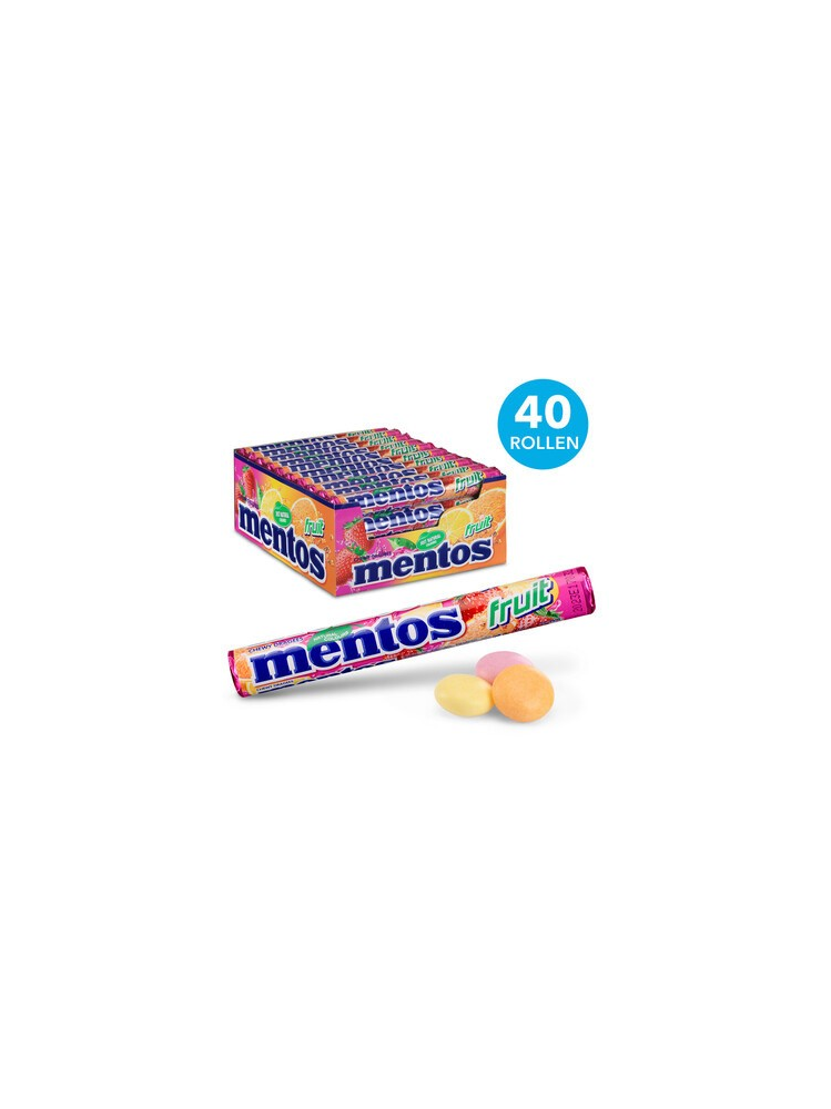 Sanders Snoep - Fruit Rol 40 Stuks - Mentos