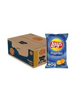 Sanders Chips - Paprika Chips 20 Zakken 40 Gram - Lays