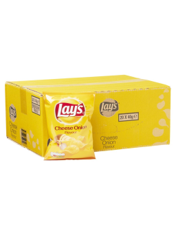 Sanders Chips - Cheese Onion Chips 20 Zakken 40 Gram - Lays