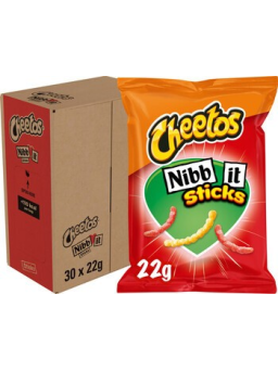 Sanders Chips - Nibbit Sticks Natural 22 Gram 30 Stuks - Cheetos