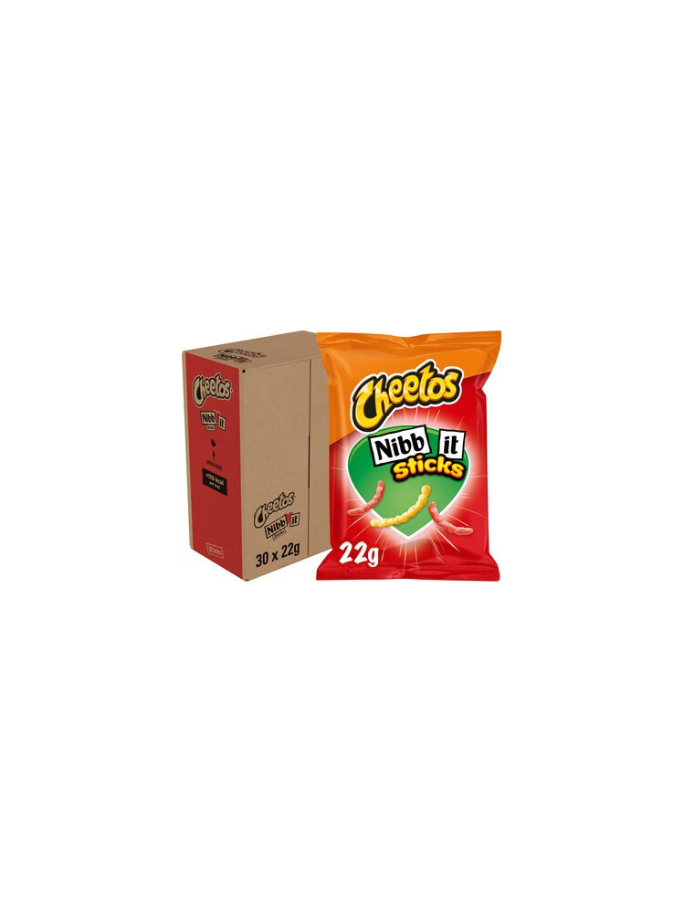 Sanders Chips - Nibbit Sticks Natural 22 Gram 30 Stuks - Cheetos