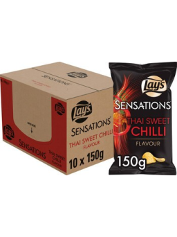 Sanders Chips - Sensations Thai Sweet Chili 20 Zakken a 40 Gram - Lays