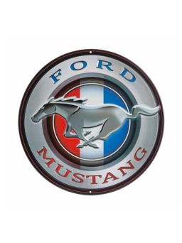 Sanders Decoratie Bord - Ford Mustang Ø30cm