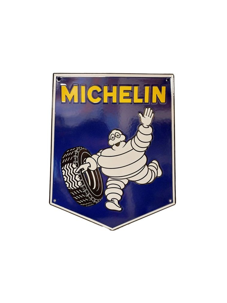 Sanders Decoratie Bord - Michelin 45 x 36cm - Emaille