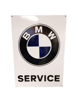 Sanders Decoratie Bord - BMW Service 70 x 50cm - Emaille