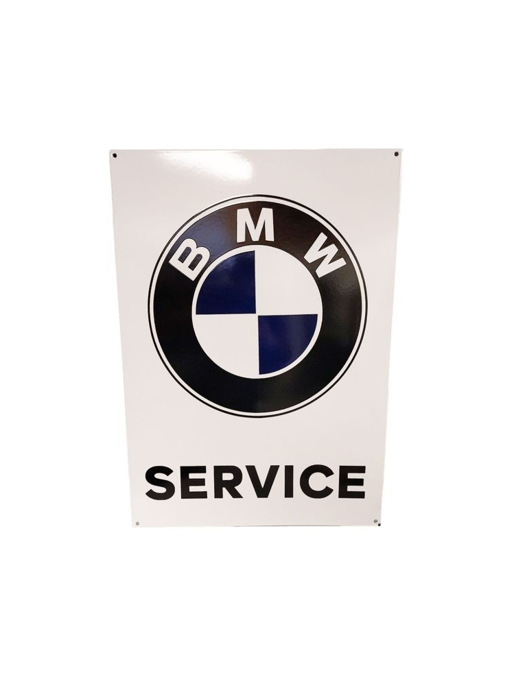 Sanders Decoratie Bord - BMW Service 70 x 50cm - Emaille