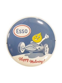 Sanders Decoratie Bord - Esso Happy Motoring Ø40cm - Emaille