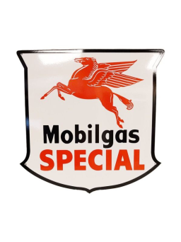 Sanders Decoratie Bord - Mobilgas Special Schild 43 x 43cm - Emaille