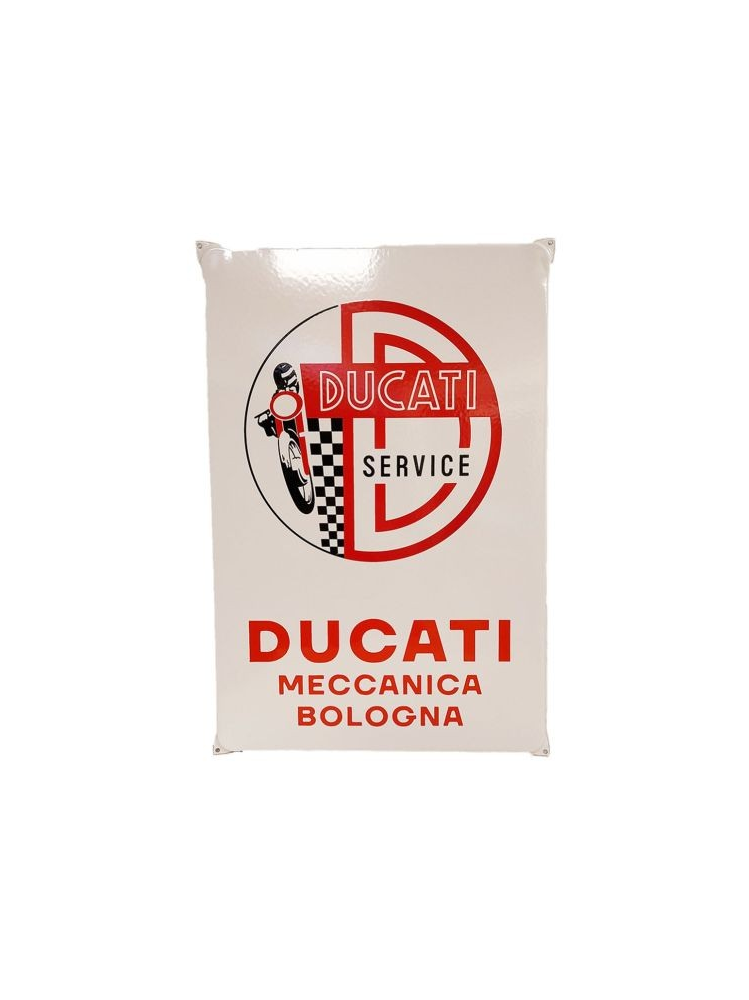 Sanders Decoratie Bord - Ducati Service 60 x 40cm - Emaille