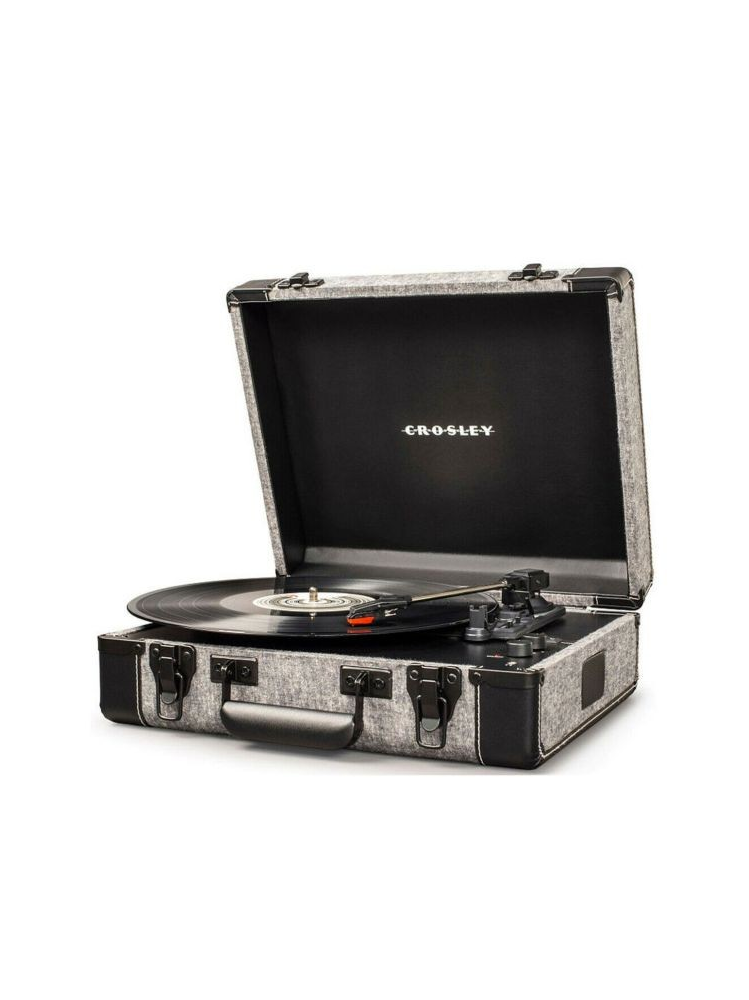 Sanders Platenspelers - Draagbaar Crosley Platenspeler Smoke