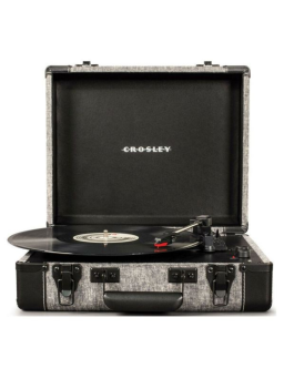 Sanders Platenspelers - Draagbaar Crosley Platenspeler Smoke - 3