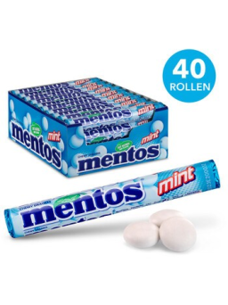 Sanders Snoep - Mint Rol 40 Stuks - Mentos