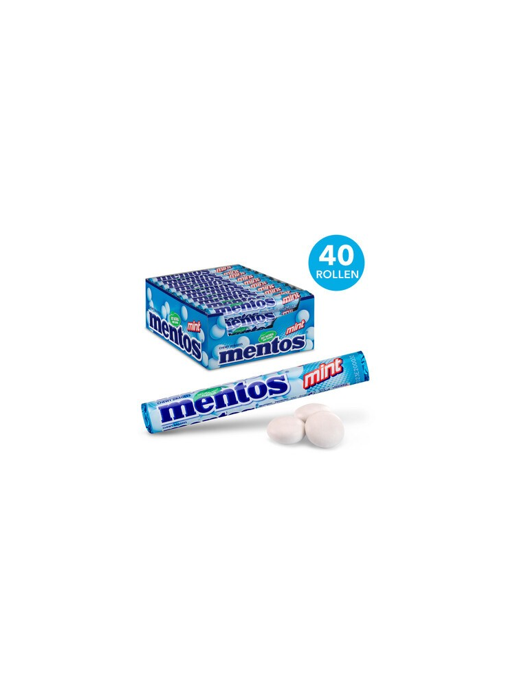 Sanders Snoep - Mint Rol 40 Stuks - Mentos