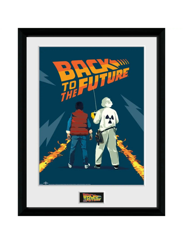 Sanders Jaren 80 - Back to the Future: Doc and Marty Collector Afdruk