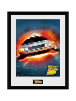 Sanders Jaren 80 - Back to the Future: 35th Anniversary Delorean 30 x 40 cm