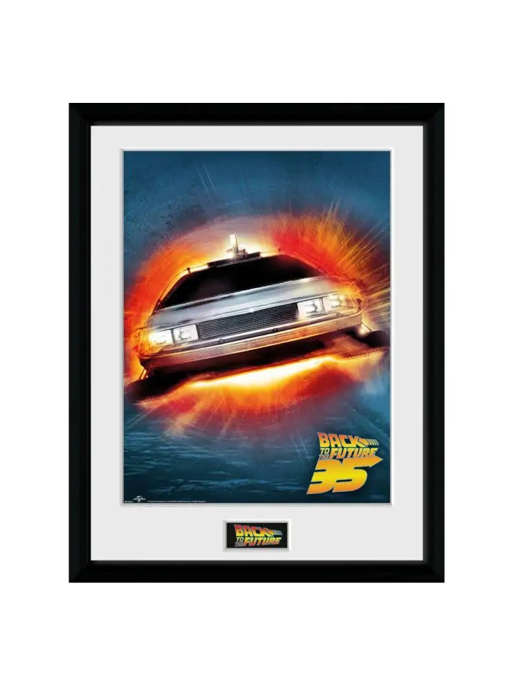 Sanders Jaren 80 - Back to the Future: 35th Anniversary Delorean 30 x 40 cm