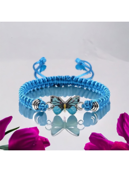 Sanders Armbanden - Blauwe Vlinder Armband