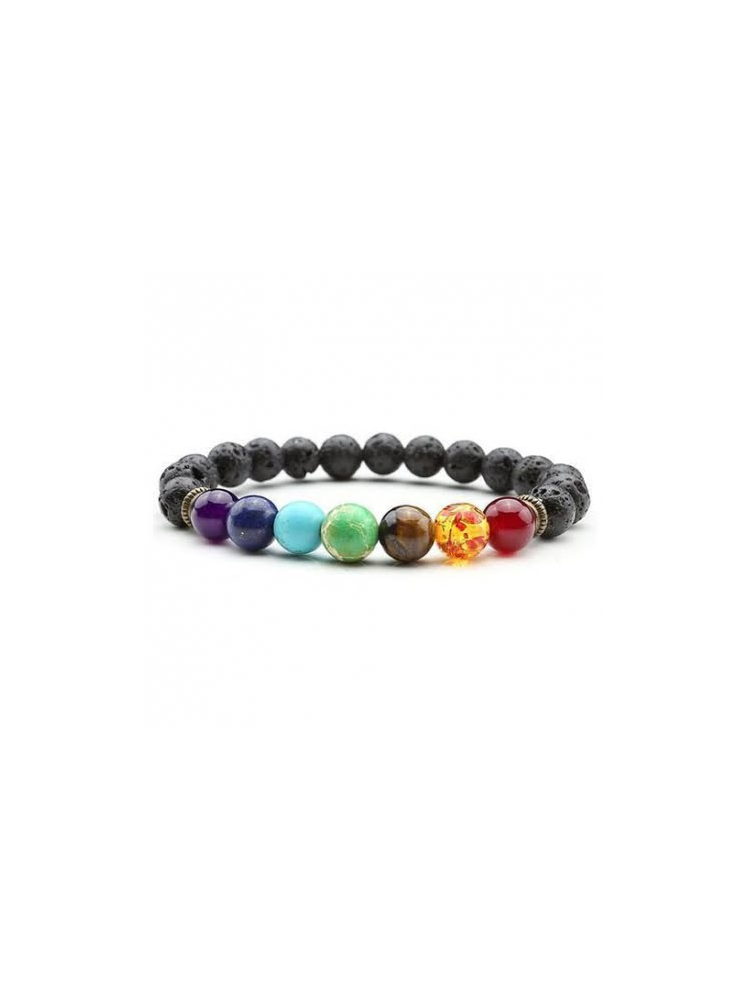 Sanders Armbanden - Armband Chakra Lavasteen